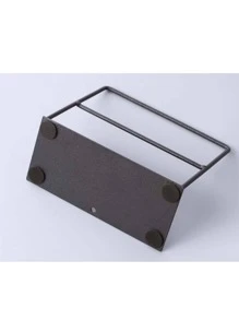 escritorio hierro forjado Soporte de libro Sujetalibros , alumno simple creativo Estante de libro - Negro - Ver 4