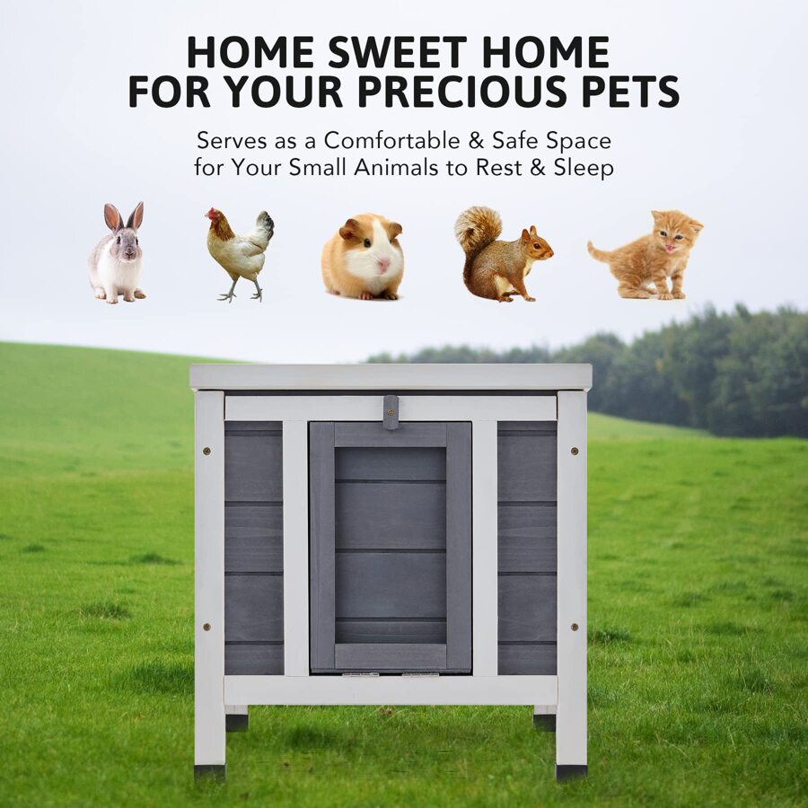 *Brand New* Pet House Rabbit Hutch Chicken Coop Guinea Pig Detachable Run Treated Wood Frame!