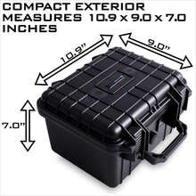 Travel Case for Samsung The Freestyle Smart Projector SP-LSP3BLAXZA - Case Only - Black - View 2