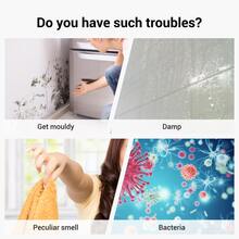 Hailicare Household Small Dehumidifier Bedroom Dryer Portable Quiet Quick Dehumidifier USB Power Cord - White - View 2