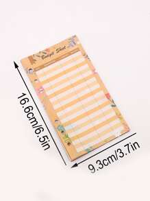 12 Sheets 6-color Budget Cash Expense Tracker Paper - Multicolor - View 5