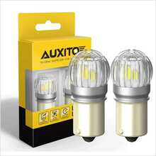 1003 BA15S LED Bulbs Projector replacemENTt for Back Up Reverse Lights - White - View 1
