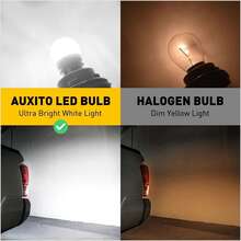 1003 BA15S LED Bulbs Projector replacemENTt for Back Up Reverse Lights - White - View 3