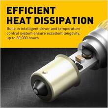 1003 BA15S LED Bulbs Projector replacemENTt for Back Up Reverse Lights - White - View 5