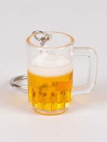 Cups Key Chain Simulation Food Handicraft Keychain For Car Bag Key Rings Holder Jewelry Gift For Women Men 1pc Cool Gifts For Men - Yellow - View 4