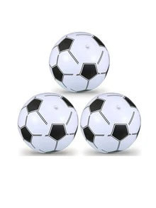1 pieza Juguete inflable balón de fútbol , playa deportivo - Blanco - Ver 4