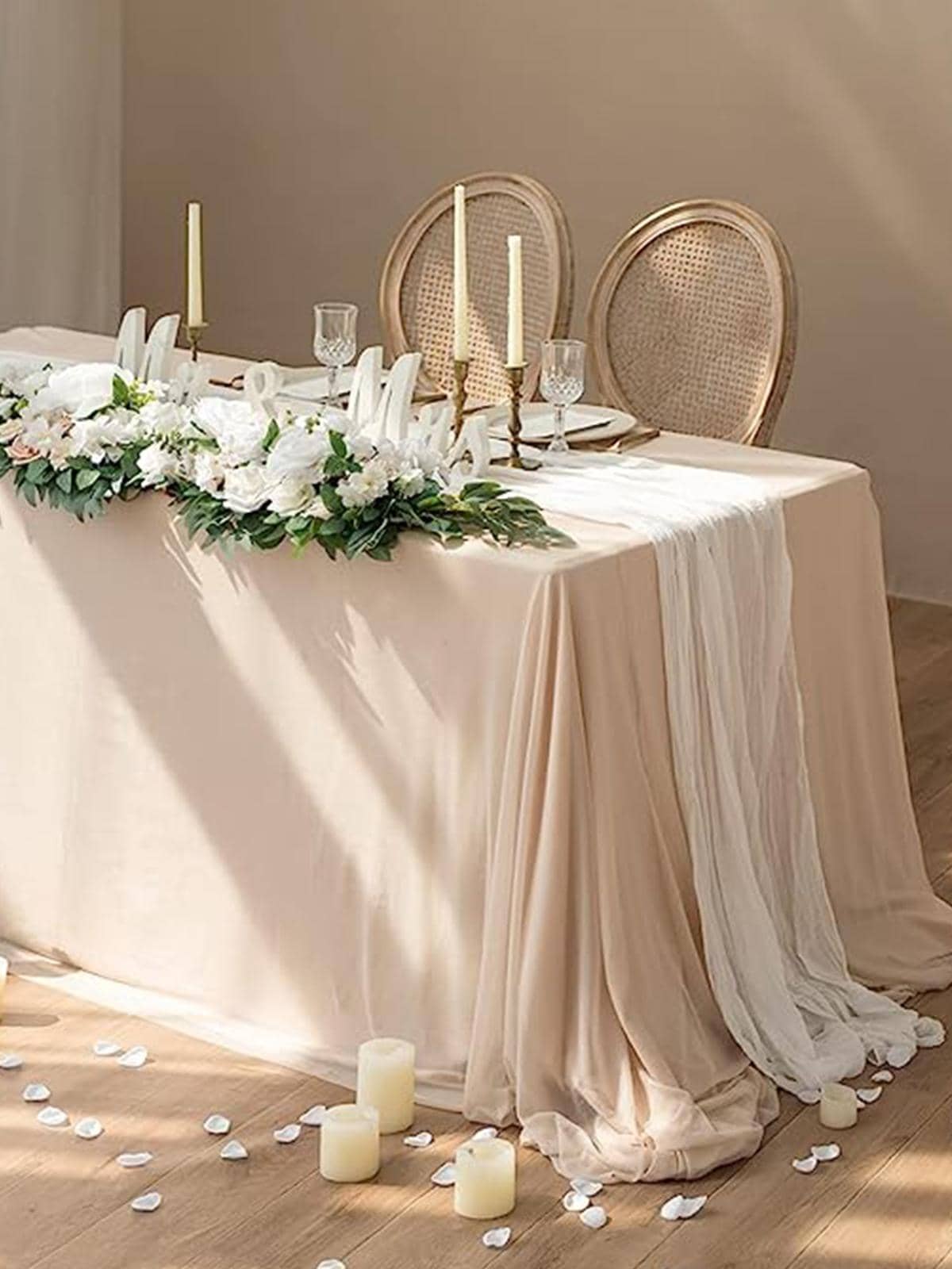 2 Pcs/set Artificial Wedding Arch Floral Arrangements for Wedding ...