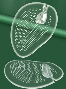 Dép tông Mặt trước Lòng bàn tay Tấm lót Không trượt Mát xa Mặt trước Một nửa Tấm lót Dép xăng đan Dép tông Mặt trước Lòng bàn tay Tấm lót - Trong sáng - Xem 2