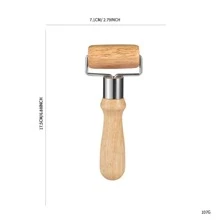Wooden Rolling Pin & Dough Roller, Hand-held Flour Stick For Making Dumpling Wrapper And Baking