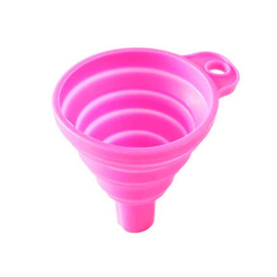 Folding Funnel Kitchen Oil Funnel Food Silicone Funnel Liquid Dispenser