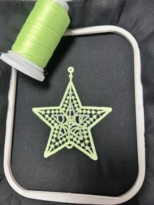 Polyester Sáng Chỉ thêu , - GE02 - Xem 6