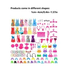 60/32/30入組新款適合 27-29 厘米/10.6-11.4 英寸男孩和女孩娃娃玩具娃娃配件，款式和顏色隨機 - 彩色 - 查看 5