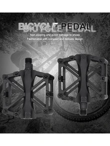 Pedales de Bicicleta - Negro - Ver 2