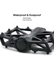 Pedales de Bicicleta - Negro - Ver 7