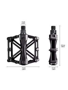 Pedales de Bicicleta - Negro - Ver 9