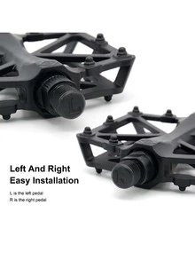 Pedales de Bicicleta - Negro - Ver 4