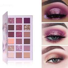 beauty glazed 18 Colors Aromas New Nude Eyeshadow Palette Long Lasting Multi Reflective Shimmer Matte Glitter Pressed Pearls Eye Shadow Makeup Pallet - Nhiều màu - Xem 2