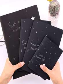 creativo dibujo Cuadernos con vacío negro , Bloc , Bloc de dibujo para estudiantes - Negro - Ver 6