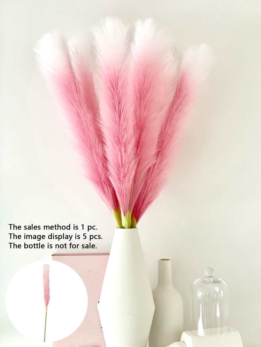 1pc Ombre Artificial Reed - Pink - View 1