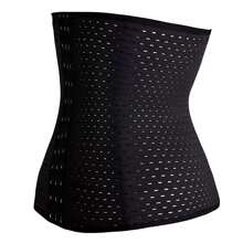 Sports Outdoor Women Waist Trainer Corset For Everyday Wear Steel Boned Tummy Control Body Shaper With Adjustable Hooks Shapewear Waist Trainer Corset Gym Accessories For Belly Slimming Girdles, Lumbar Girdles For Belly Slimming Corset Black Spring - Black - View 6