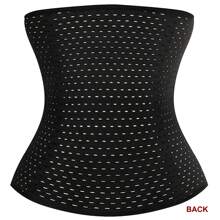 Sports Outdoor Women Waist Trainer Corset For Everyday Wear Steel Boned Tummy Control Body Shaper With Adjustable Hooks Shapewear Waist Trainer Corset Gym Accessories For Belly Slimming Girdles, Lumbar Girdles For Belly Slimming Corset Black Spring - Black - View 5