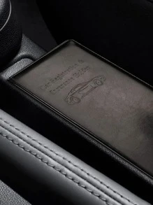 PU Leather Car Storage Organizers - Black - View 3