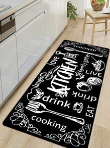 1入組刀具印花廚房地墊 - 彩色 - 查看 6