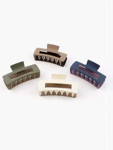 Fengshang Jewlery Co.,Ltd 女士白黑雙面抓夾 髮夾 大後頭抓夾