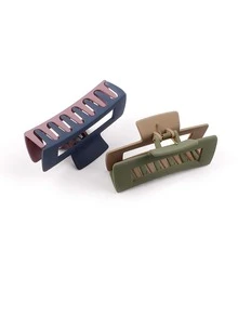 Fengshang Jewlery Co.,Ltd 女士白黑雙面抓夾 髮夾 大後頭抓夾