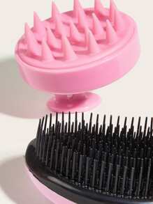 2pcs/set Multicolor Massage Hair Brush Comb - Multicolor - View 6