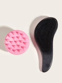 2pcs/set Multicolor Massage Hair Brush Comb - Multicolor - View 7