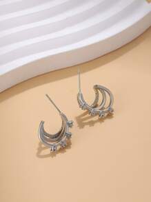1 par de moda de mujeres personalizado delicado cobre Pendientes de tachuela con zirconia cúbica , fino Accesorios de joya