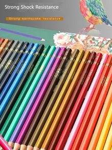 48PC, 48/36/24 Color Professional Colored Lead Set, Oil-Based Colored Pencil Set, Art Professional Paintbrush, Hand Drawn Sketch Painting, Beginner Specific Colored Pencil Painter Sketch Pencil, Gift For The Beginning Of The School Season, - Multicolor - View 8