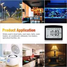 Digital LCD Electric Programmable Dual Outlet Plug In Clock Timer Switchh - Multicolor - View 8