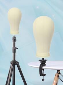 Wig Head 22Inch Wig Stand With Mannequin Head Canvas Block Wig Head And Stand For Wig Making Styling Model, Halloween - White - View 6