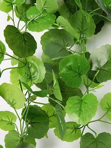 artificial planta verde verde Decoración de pared con hojas , adecuado para casa Decoración ( sin Olla ) - Negro - Ver 6