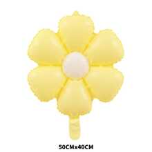6Pcs/Set Candy Color Daisy Balloon SunFlower Foil Balloons Photo Props Wedding Birthday Party Decorations - Multicolor - View 4