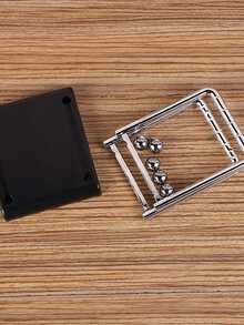 1 pieza de newton cuna de metal artesanía regalo , innovador Adorno para casa , de plástico Base - Negro - Ver 5