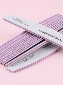 3入組100/180砂礫指甲銼雙面金剛砂板可水洗金剛砂板可重複使用指甲緩衝墊美甲工具適用於天然指甲亞克力指甲家庭和沙龍使用 - 淺灰色 - 查看 5