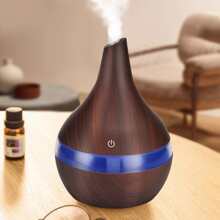 Difusor De Aroma Humidificador De Aire Eléctrico Fabricante De Niebla Fresca Con Lámpara Led, Difusor De Aceite Esencial - Café integral - Ver 3