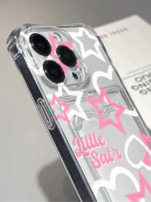 Star Pattern Clear Phone Case,International Version, Not The Domestic Version - Multicolor - View 4