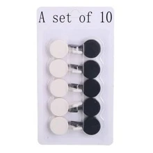 10pcs/set Traceless Adhesive Kitchen/bathroom/living Room/key/cap Wall Hooks, No Drilling Needed