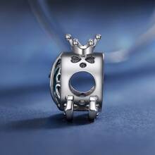 WOSTU 1件925銀童話系列女孩南瓜馬車珠寶,舞鞋吊墜,適用於手鍊diy珠寶製作