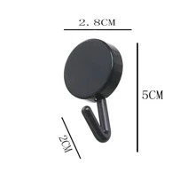 10pcs/set Traceless Adhesive Kitchen/bathroom/living Room/key/cap Wall Hooks, No Drilling Needed