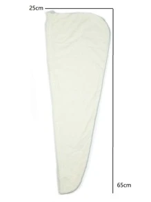 1pc Solid Color Simple Style Bathroom Hair Drying Cap For Girls Home Bathroom Decor Back To SchoolHair Bonnet