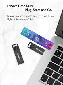Lenovo 64GB USB Flash Drive, Photo Memory Stick External Storage Thumb Drive compatible with iPhone, ipad, Tablet, PC, Computer, Devices - Grey - View 4