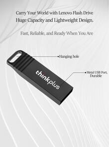 Lenovo 64GB USB Flash Drive, Photo Memory Stick External Storage Thumb Drive compatible with iPhone, ipad, Tablet, PC, Computer, Devices - Grey - View 7