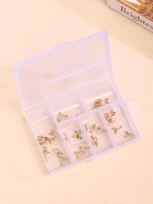 Transparent Multi-compartment Storage Box - Clear - View 3