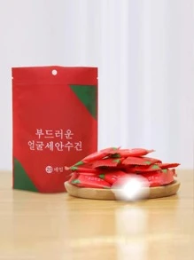 20入組/套一次性壓縮毛巾,旅行便攜包裹洗臉巾,女士便攜純加厚糖果潔面巾,壓縮小方形毛巾(新款和老包裝,混合發貨) - 彩色 - 查看 2