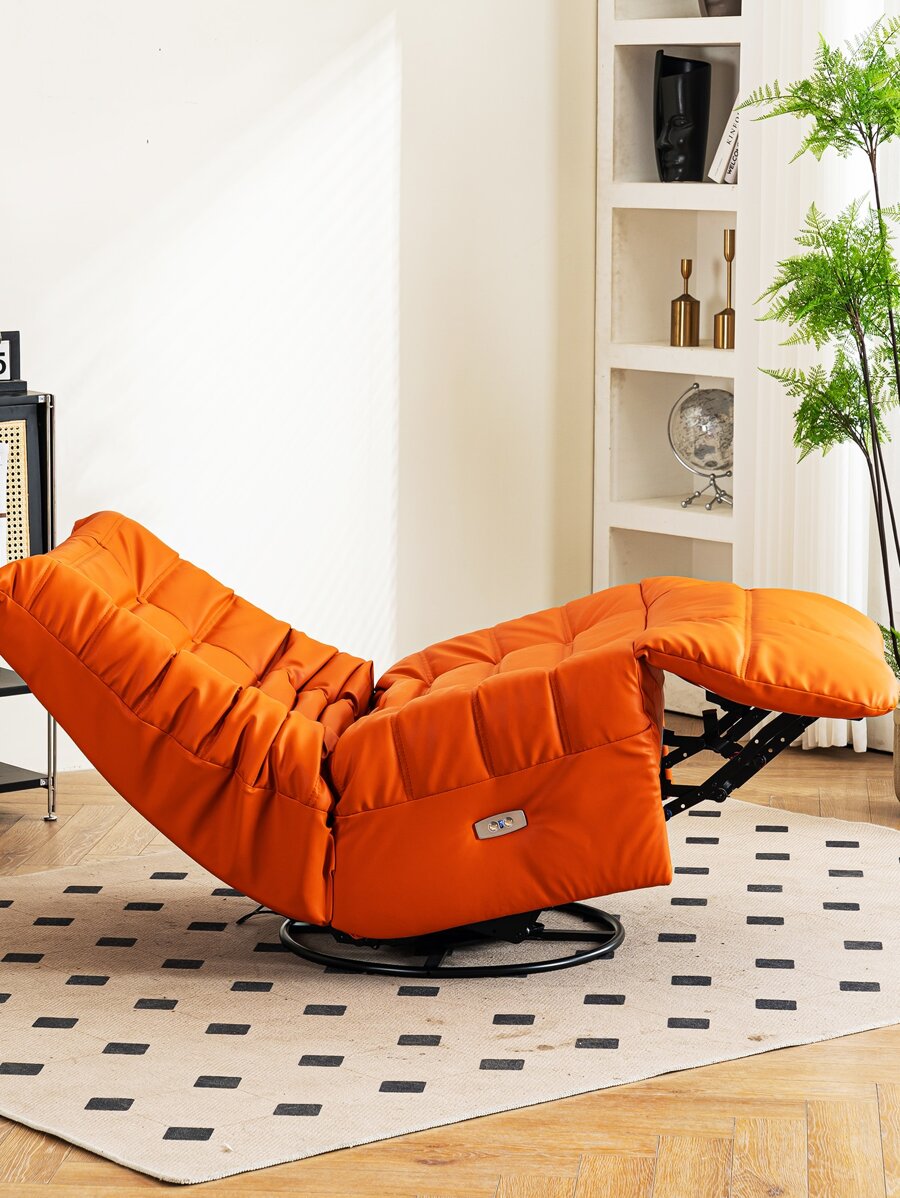 Swivel Glider Chair Power Recliner Chair, Comfy Upholstered Glider